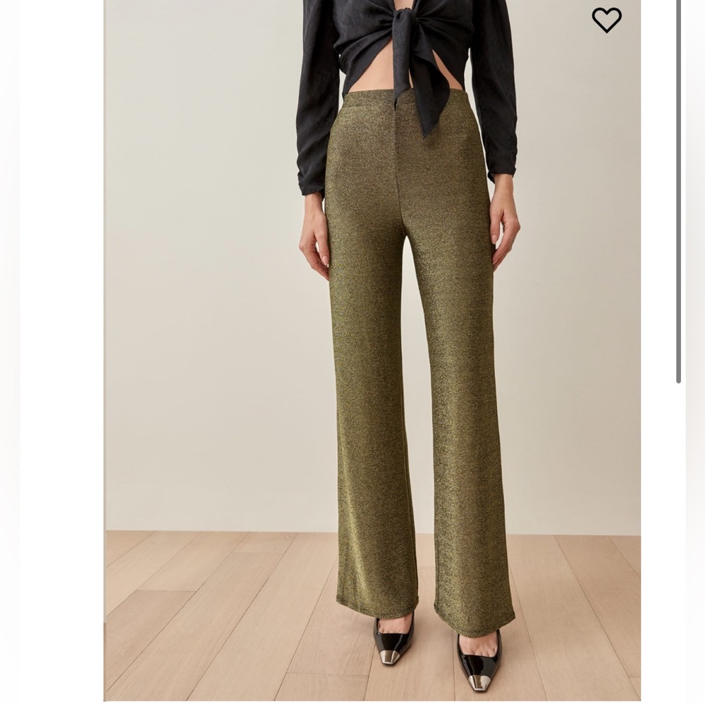 Reformation Pico Pant in Gold Size Small - Picture 11 of 16